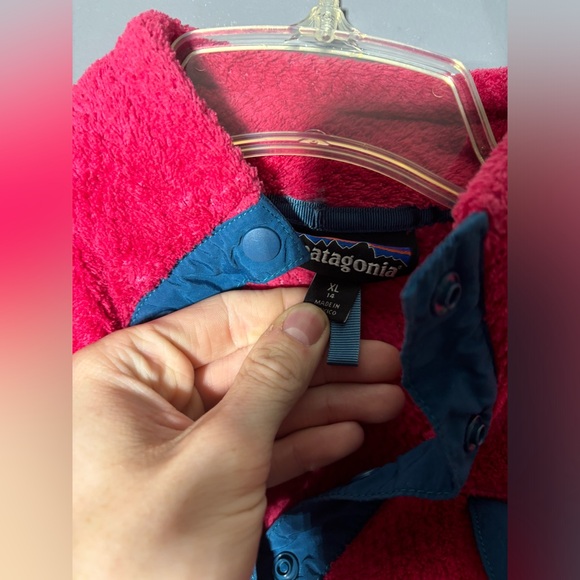 Patagonia Re Tool Snap-T Fleece Girls Size XL/14 - Picture 2 of 6